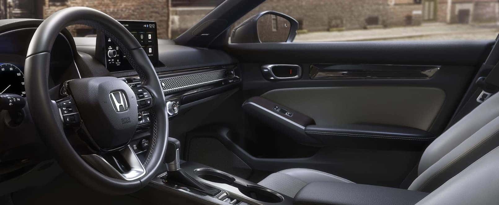 Front interior of 2026 Honda Civic Hatchback near New Orleans, LA