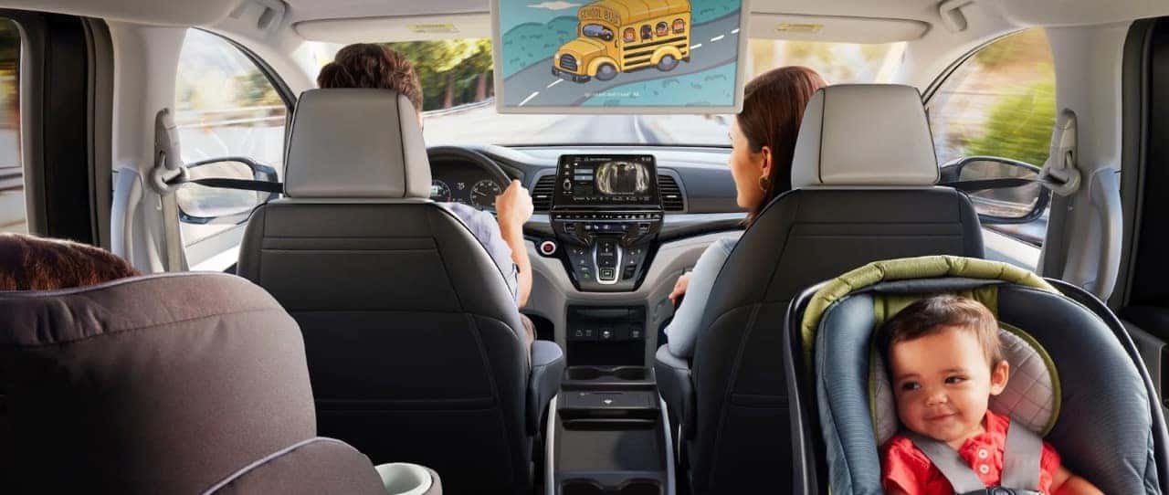 Second row interior of 2026 Honda Odyssey near Mandeville, LA