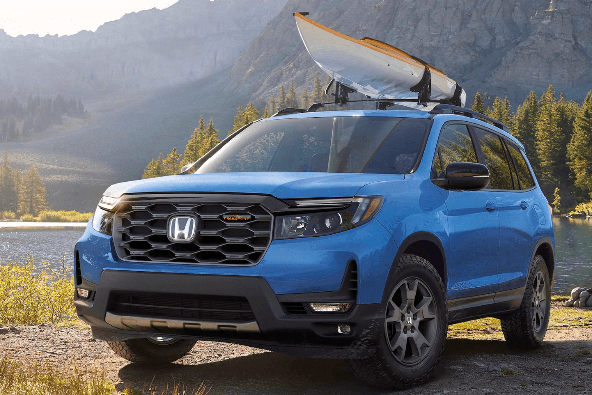 Blue 2024 Honda Passport