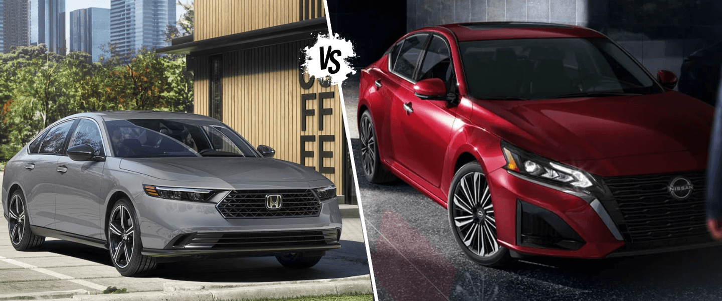 Honda Accord vs. Nissan Altima Front