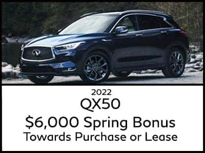 2022 QX50 Spring Bonus