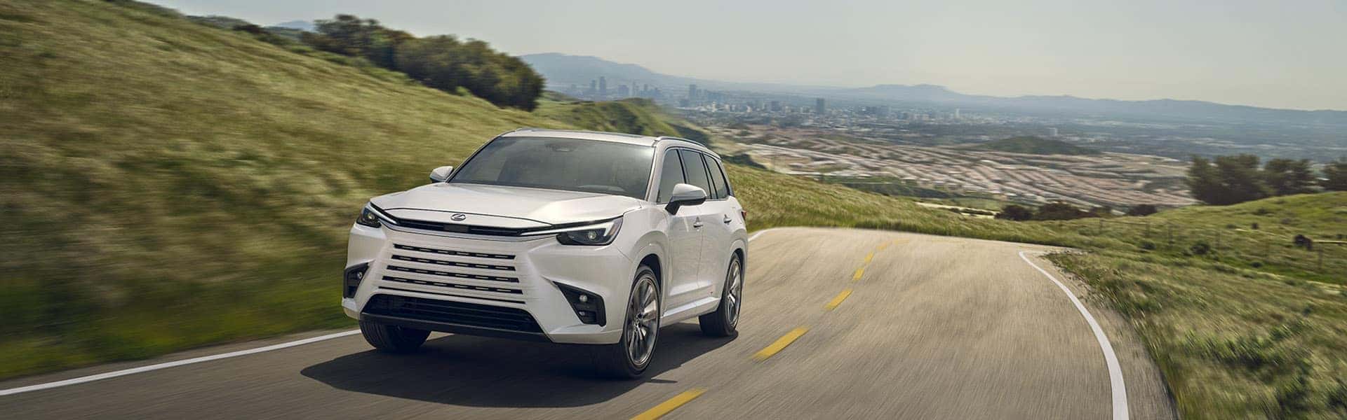 White Lexus SUV