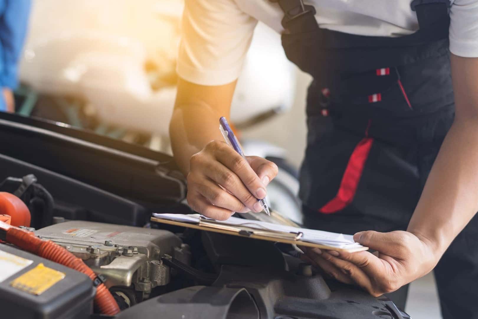 Technician Performing Lexus Maintenance