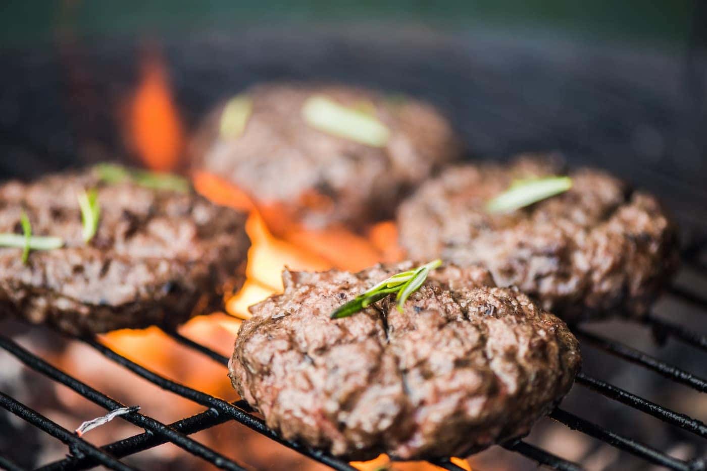 Grilling a Burger