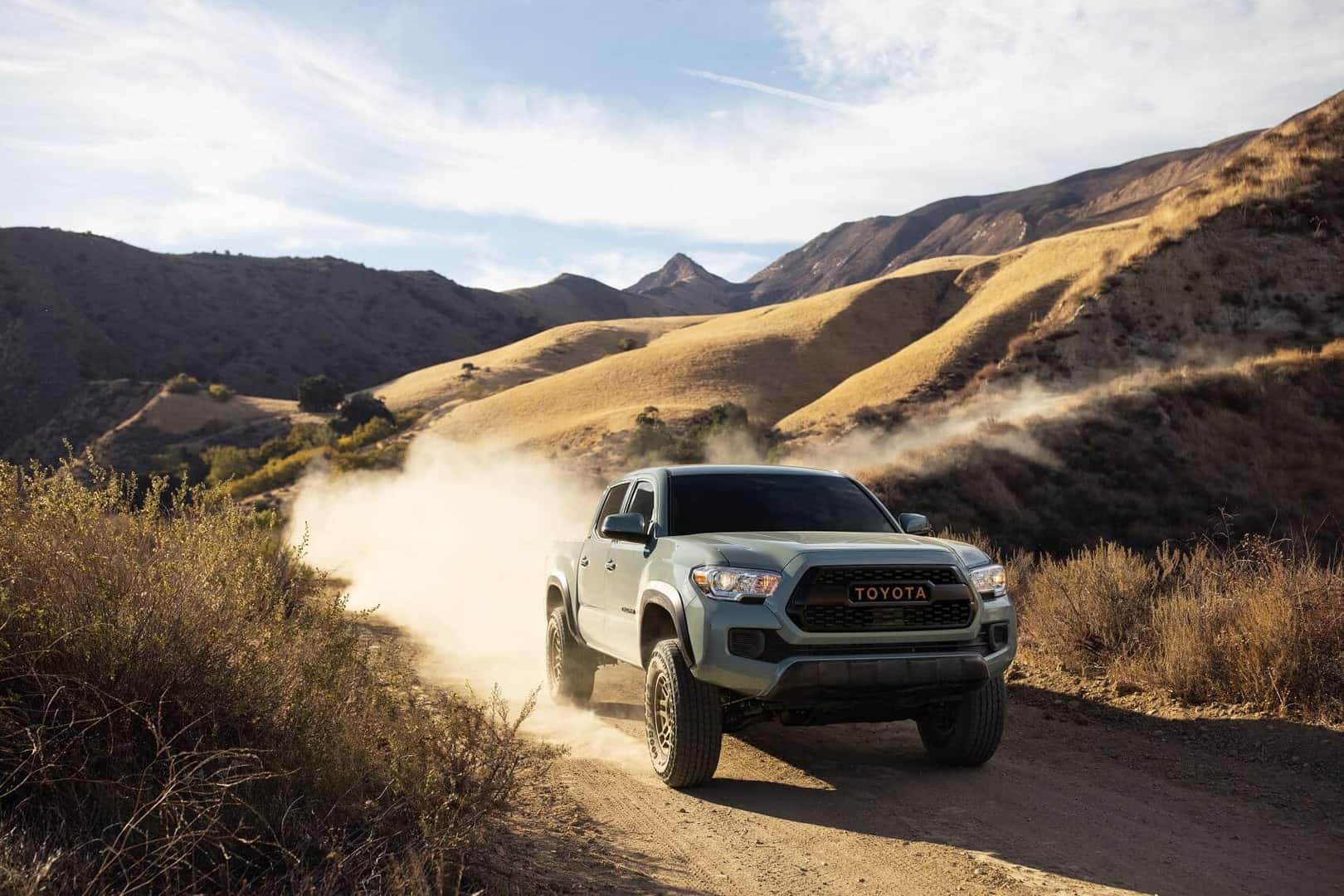 2022 Toyota Tacoma driving on dirt road