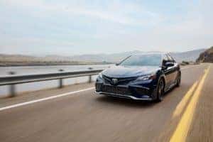 2022 Toyota Camry in motion