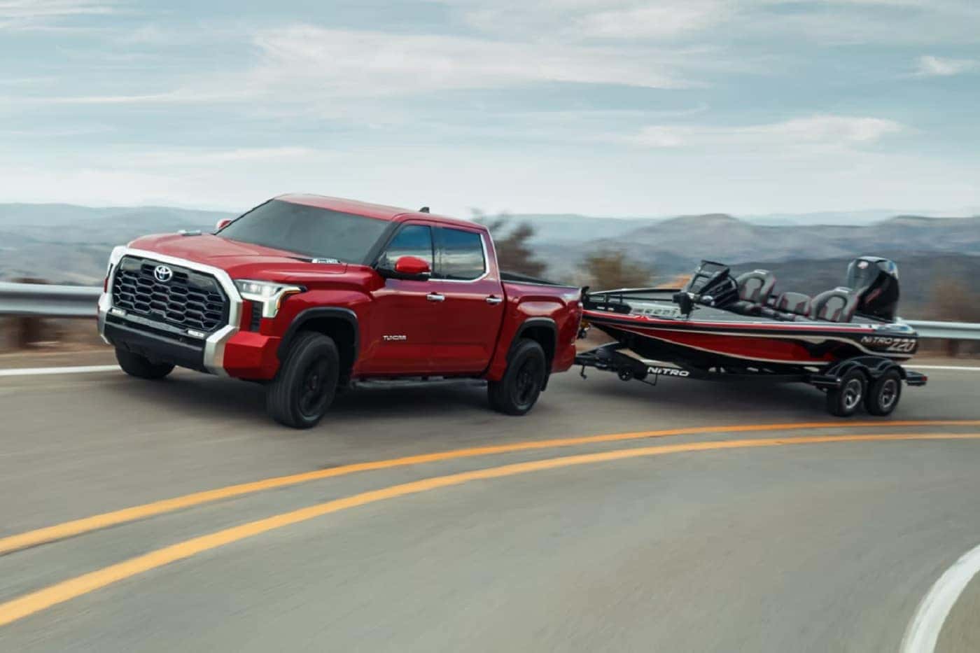 Toyota Tundra Towing Boat