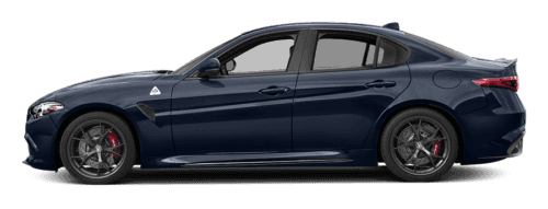 Side view of the Alfa Romeo Giulia Quadrifoglio