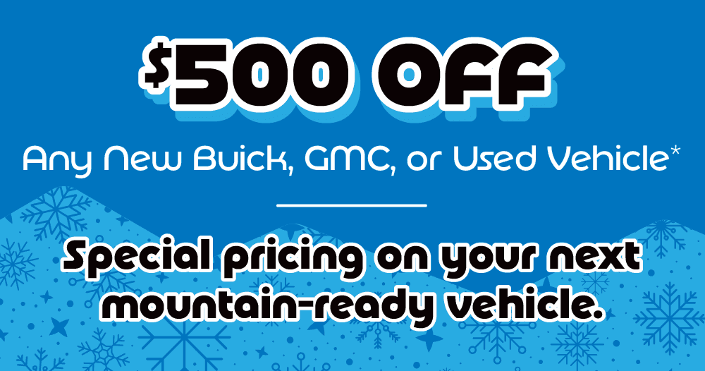 Ken Garff Buick GMC Riverdale: Snowbasin Ski Team Exclusive Offers: $500 Off any New Buick/GMC or Used Vehicle*