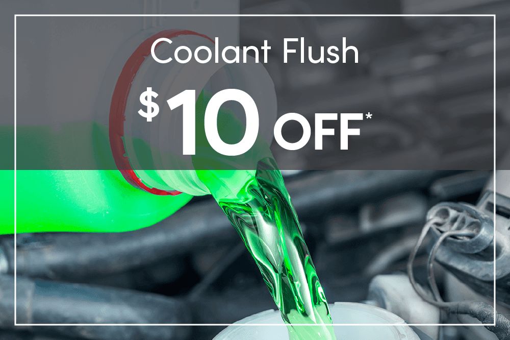 $10 off coolant flush