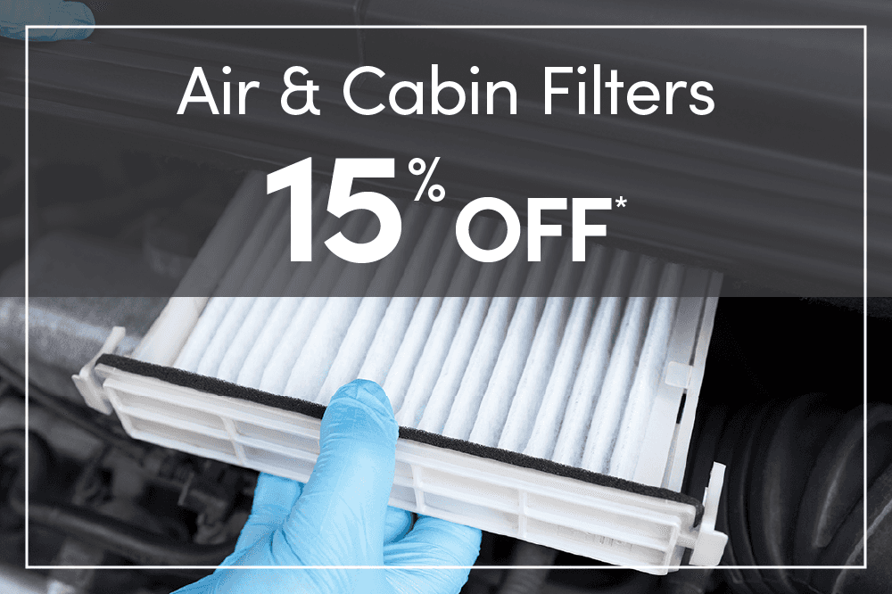 Air & Cabin Filters 15% off