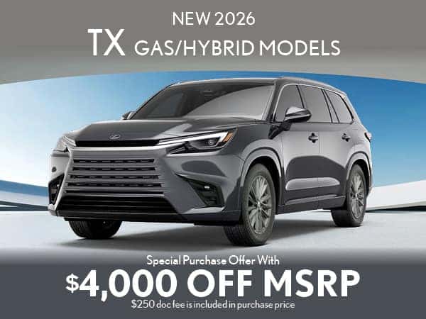 New 2026 TX gas/hybrid models savings