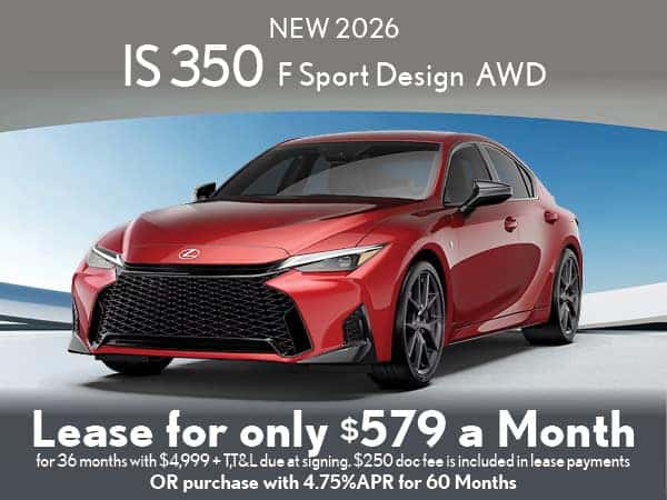 New 2026 IS 350 F Sport Design AWD