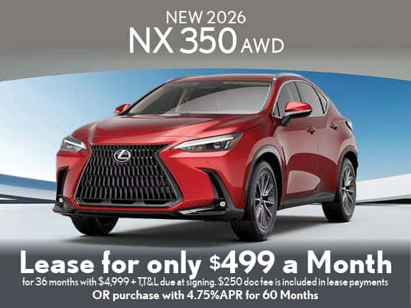 New 2026 NX 350