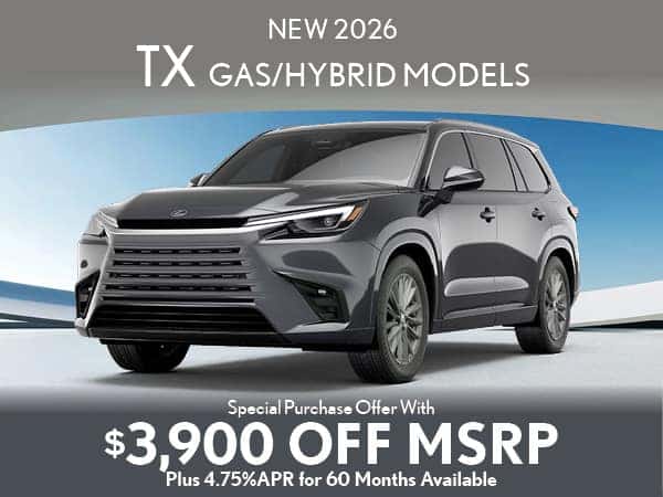 New 2026 TX gas/hybrid models savings