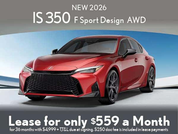 New 2026 IS 350 F Sport Design AWD