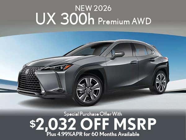 New 2026 UX 300h Premium AWD