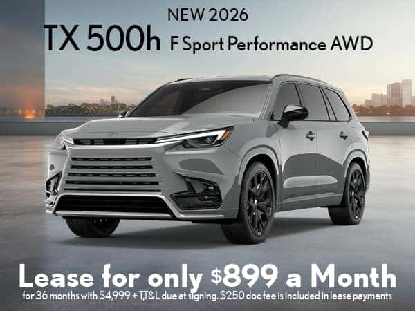2026 TX 500h 