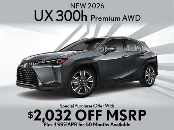 New 2026 UX 300h Premium AWD