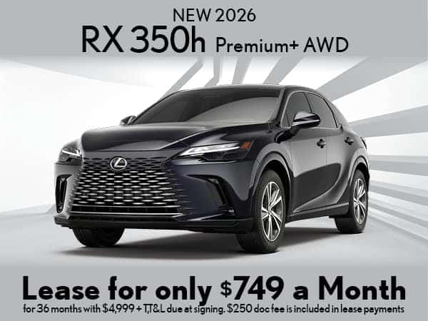 New 2026 RX 350h Premium+ AWD lease