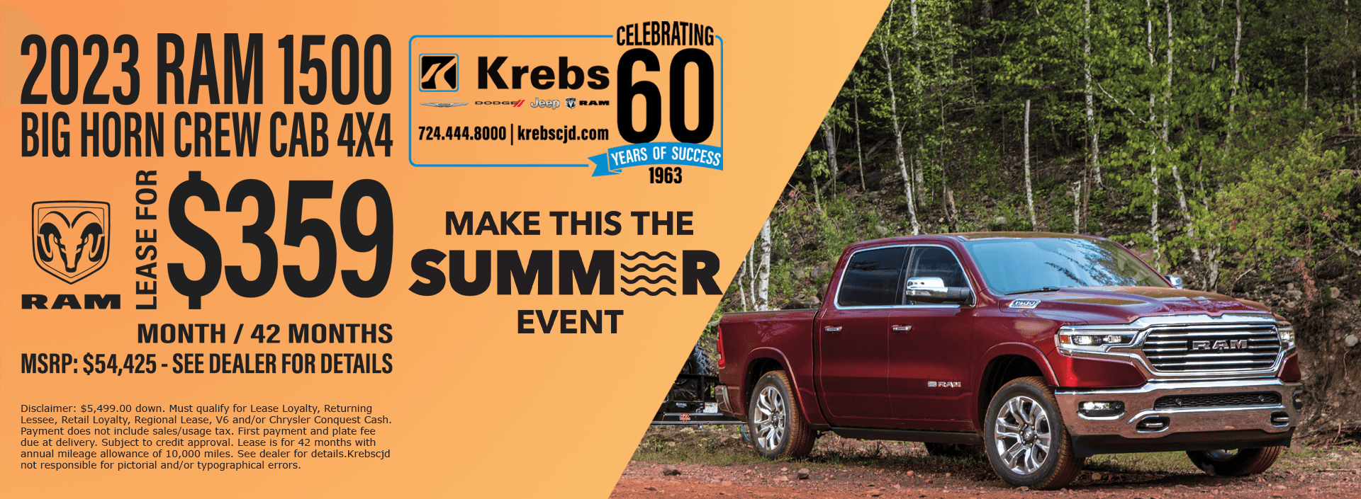 Krebs Chrysler Dodge Jeep RAM Dealer in Gibsonia, PA