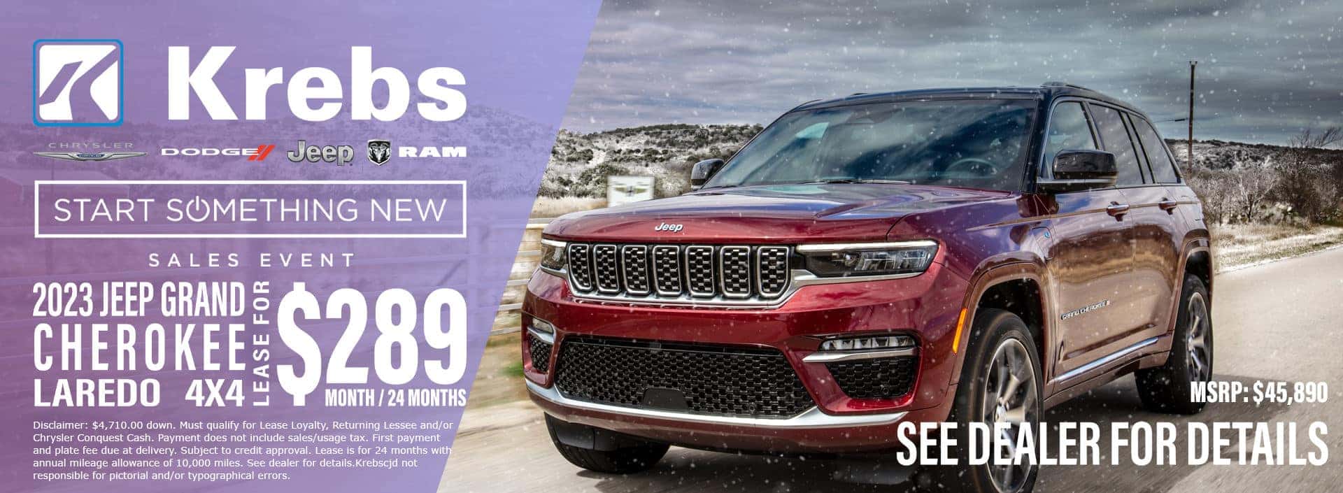 Krebs Chrysler Dodge Jeep RAM Dealer in Gibsonia, PA