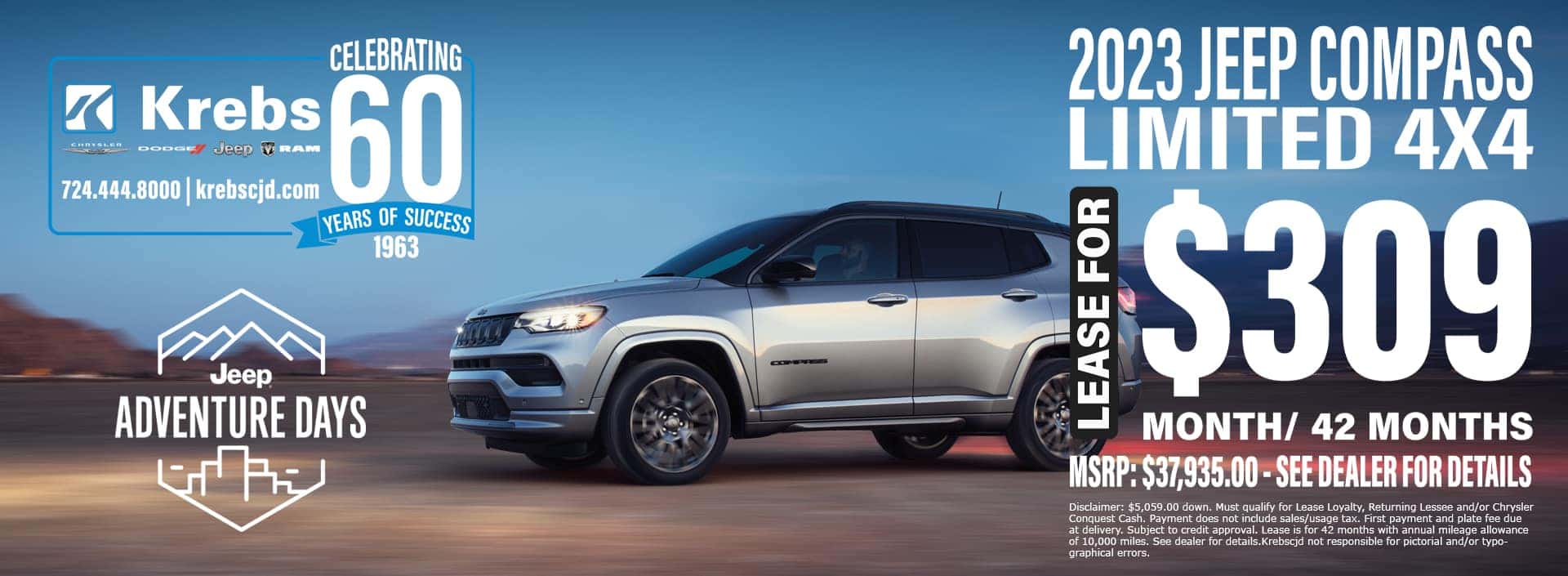 Krebs Chrysler Dodge Jeep RAM Dealer in Gibsonia, PA