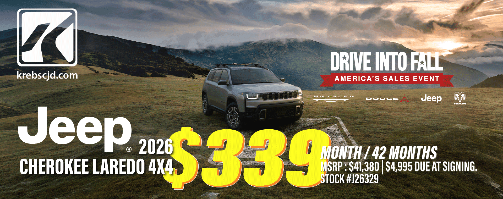 2026 Jeep Cherokee Laredo