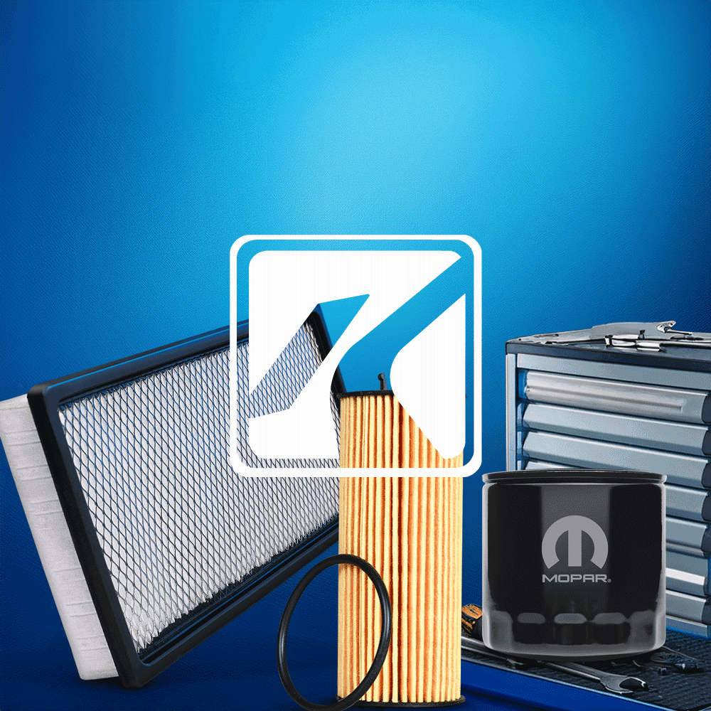 Various vehicle filters representing scheduled maintenance protection