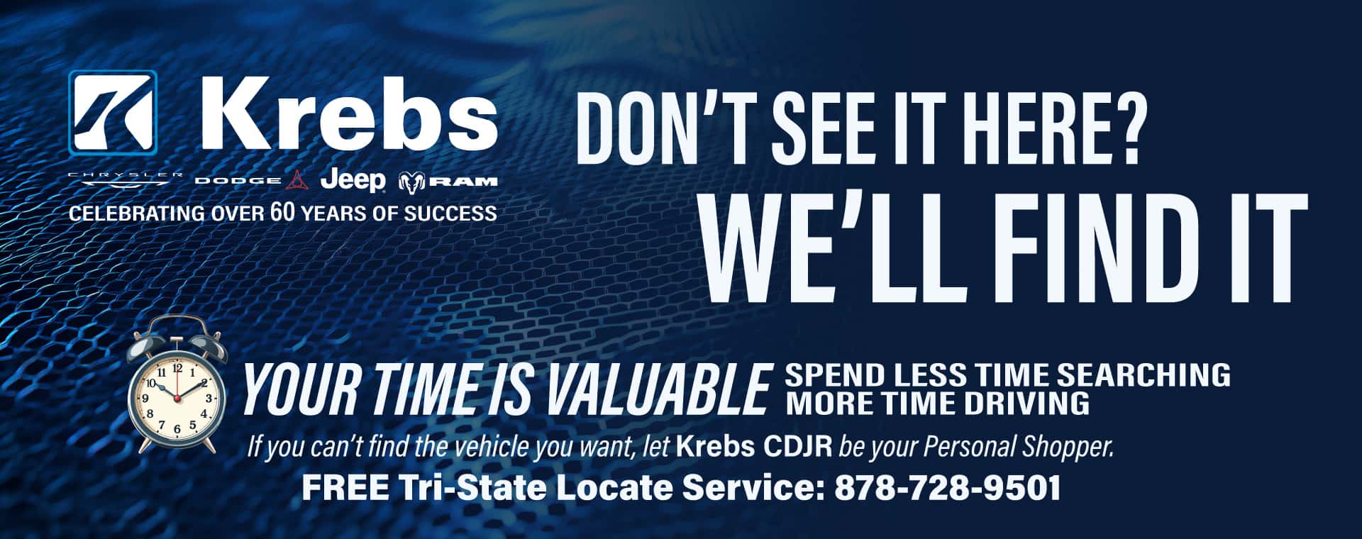 Image depicting Krebs CDJR finding your perfect vehicle