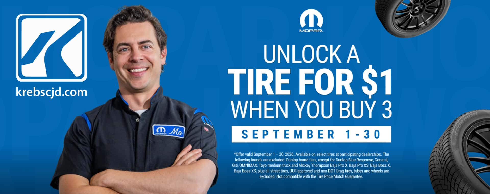 Unlock a tire for a $1