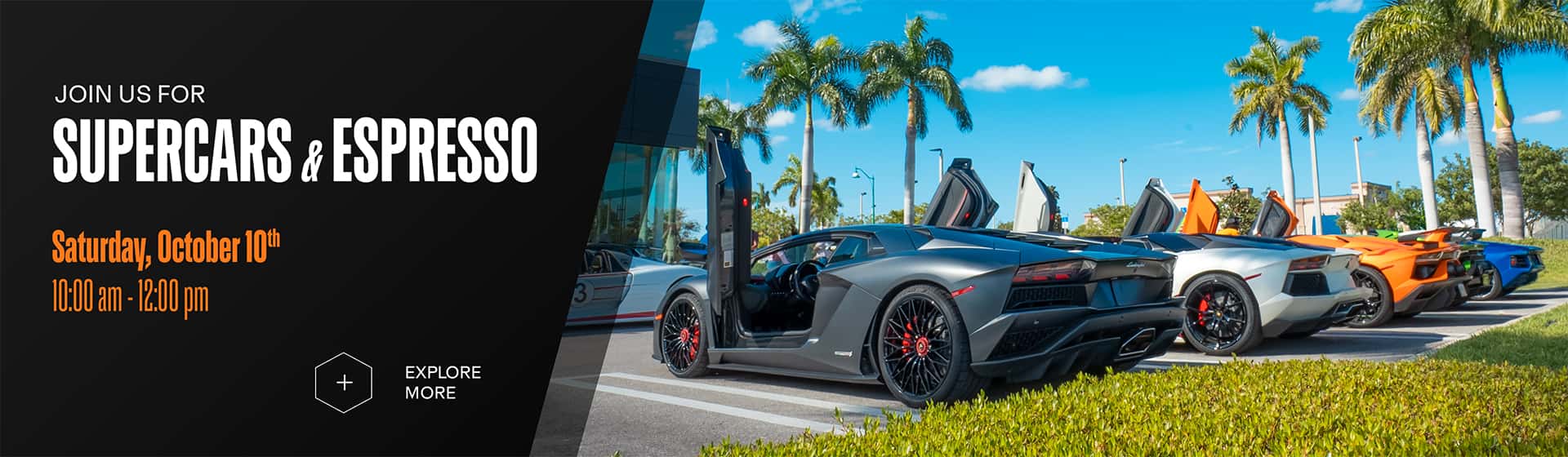 Supercars and espresso October 10