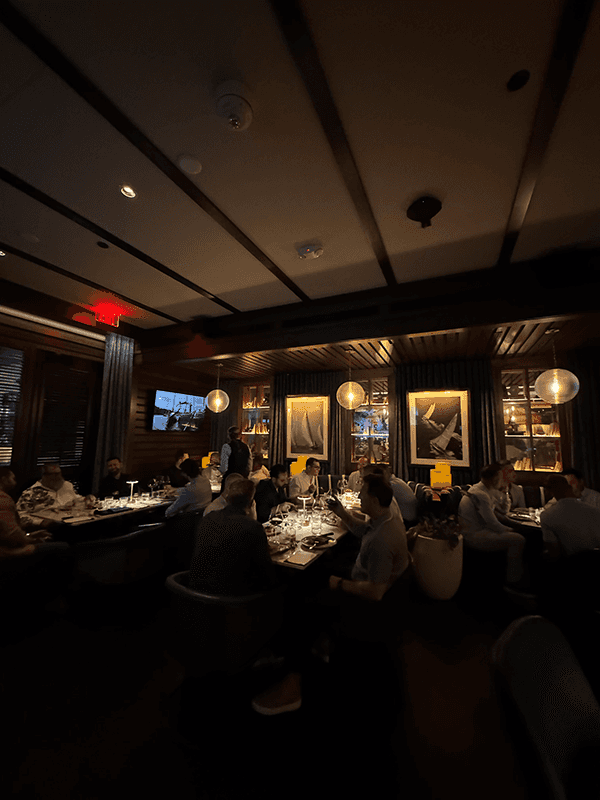 Lamborghini Naples private client dinner and special event