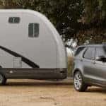 2021 Land Rover Discovery towing a trailer