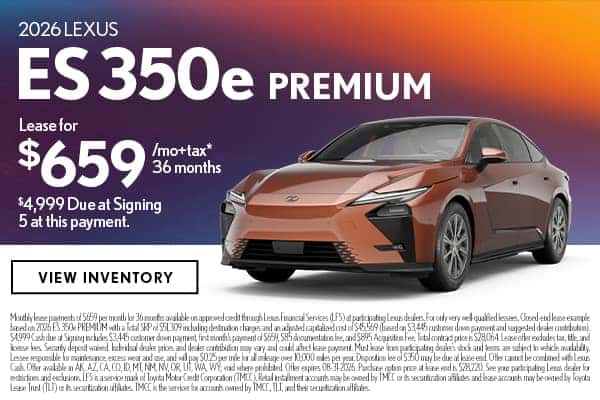 2026 Lexus ES 350e