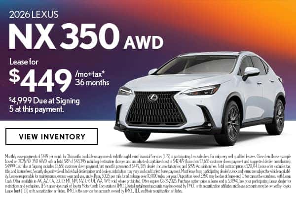 2026 Lexus NX 350