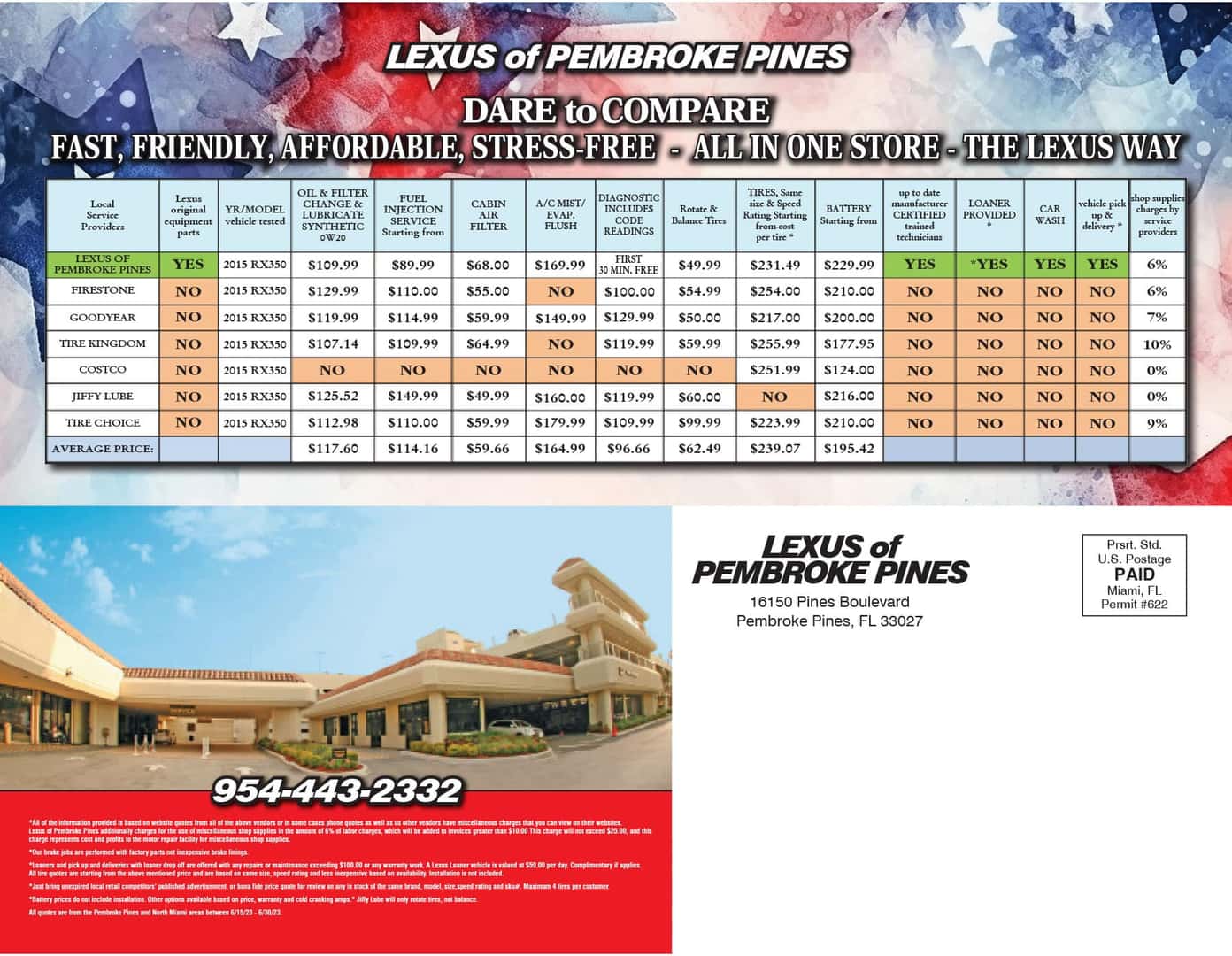 Service Specials Near Me Lexus of Pembroke Pines near Weston