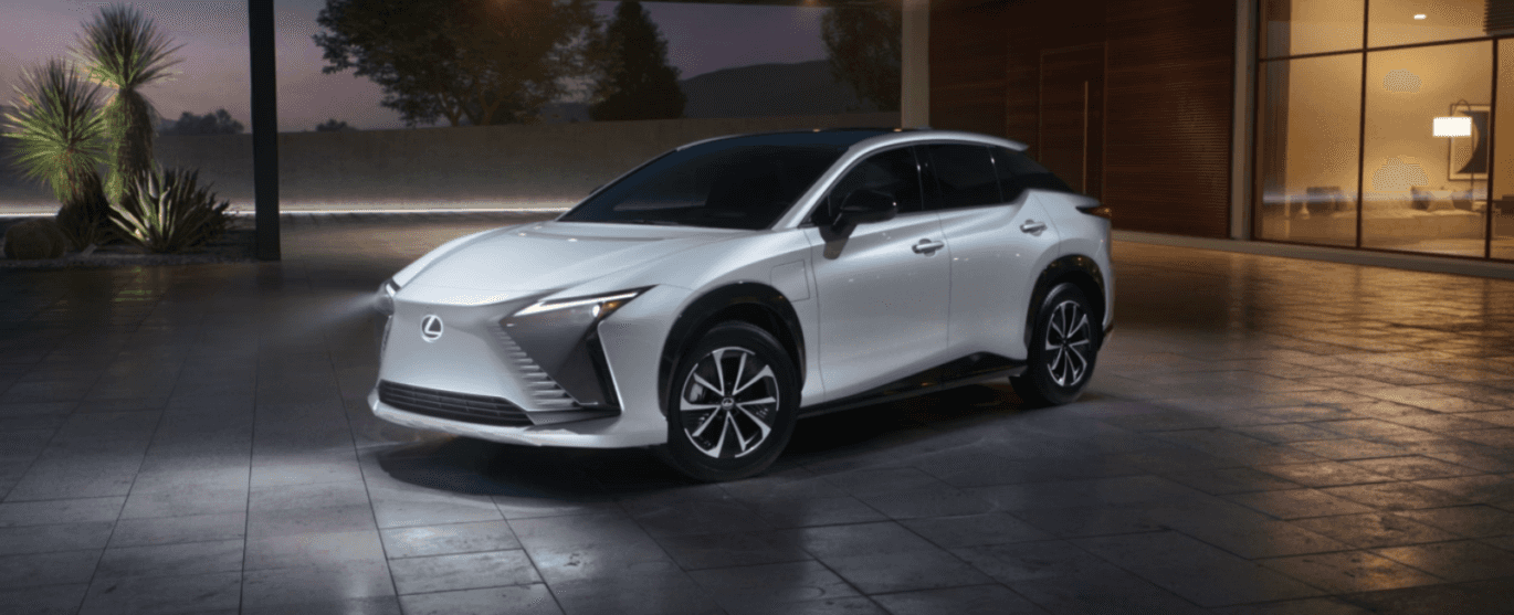 White Lexus RZ