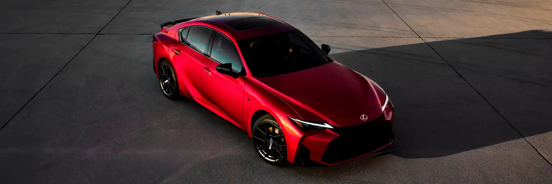 2026 Lexus IS in infrared side profile