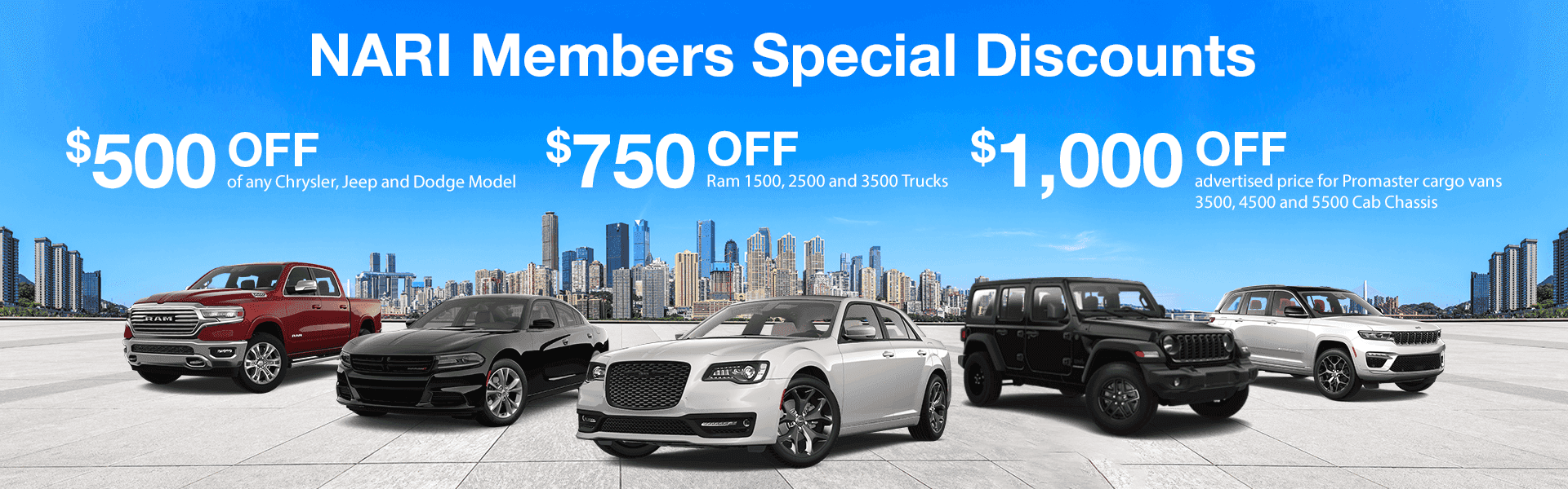 NARI Members Special Discounts