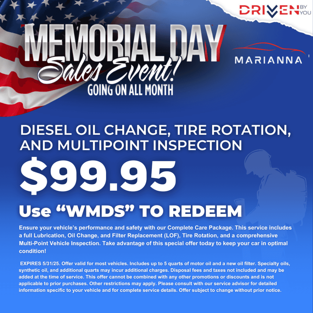 Diesel Oil Change Special