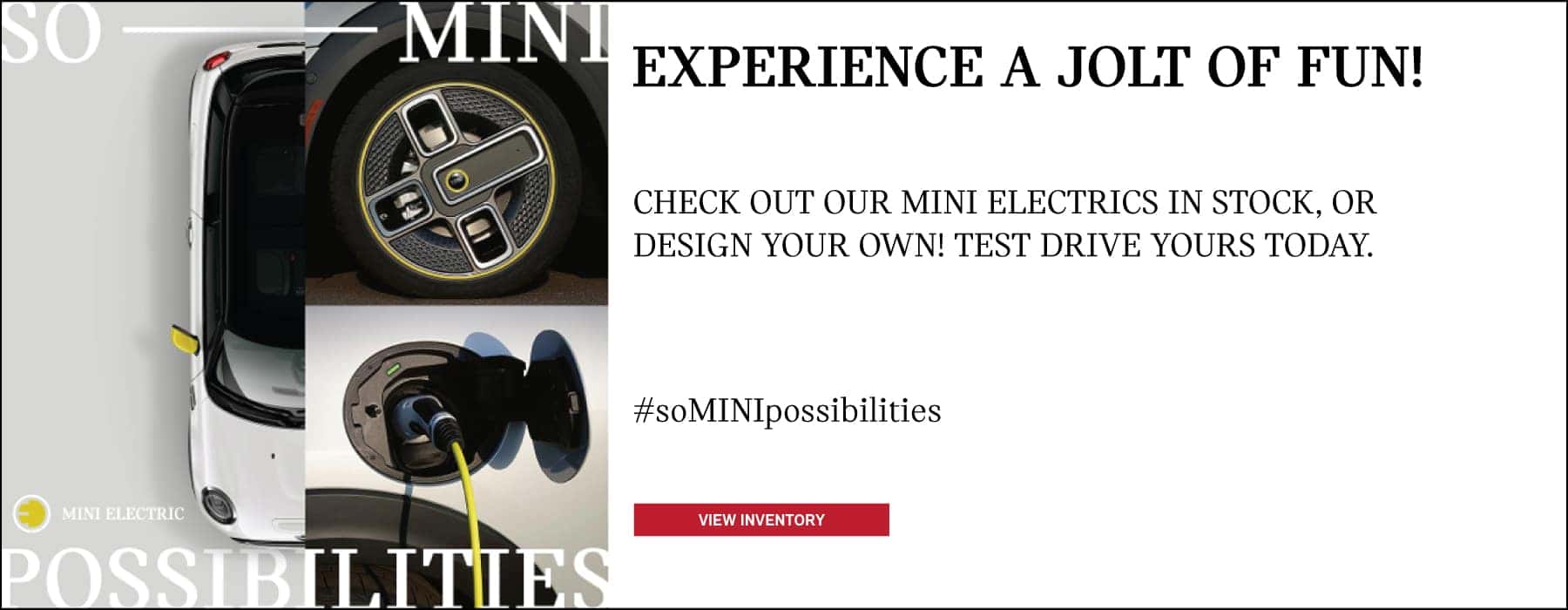 2023 MINI electric with close up imagery.