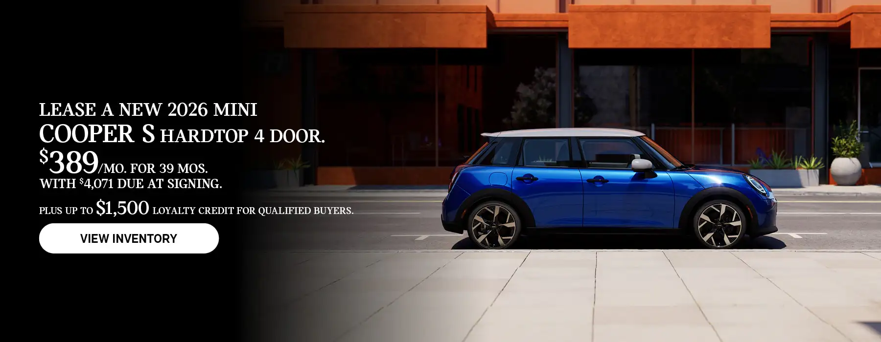 MINI Cooper 4 Door special