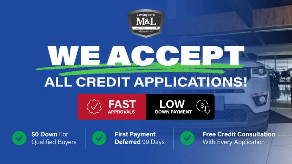 All credit applications accepted