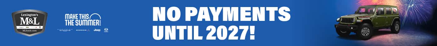 No Payments until 2027!