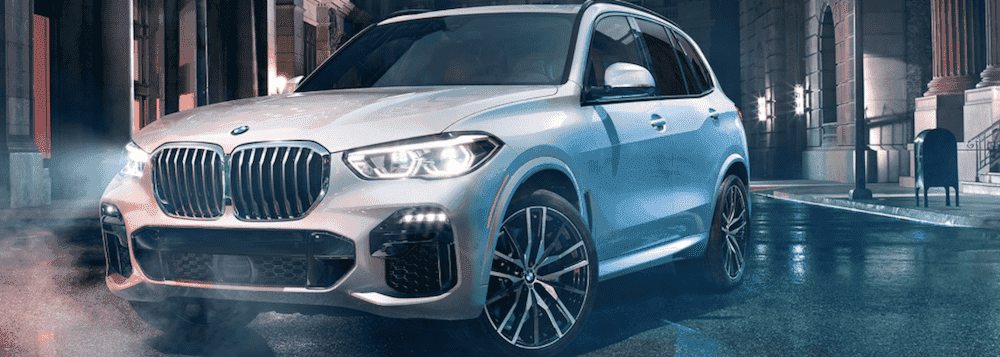 White BMW SUV
