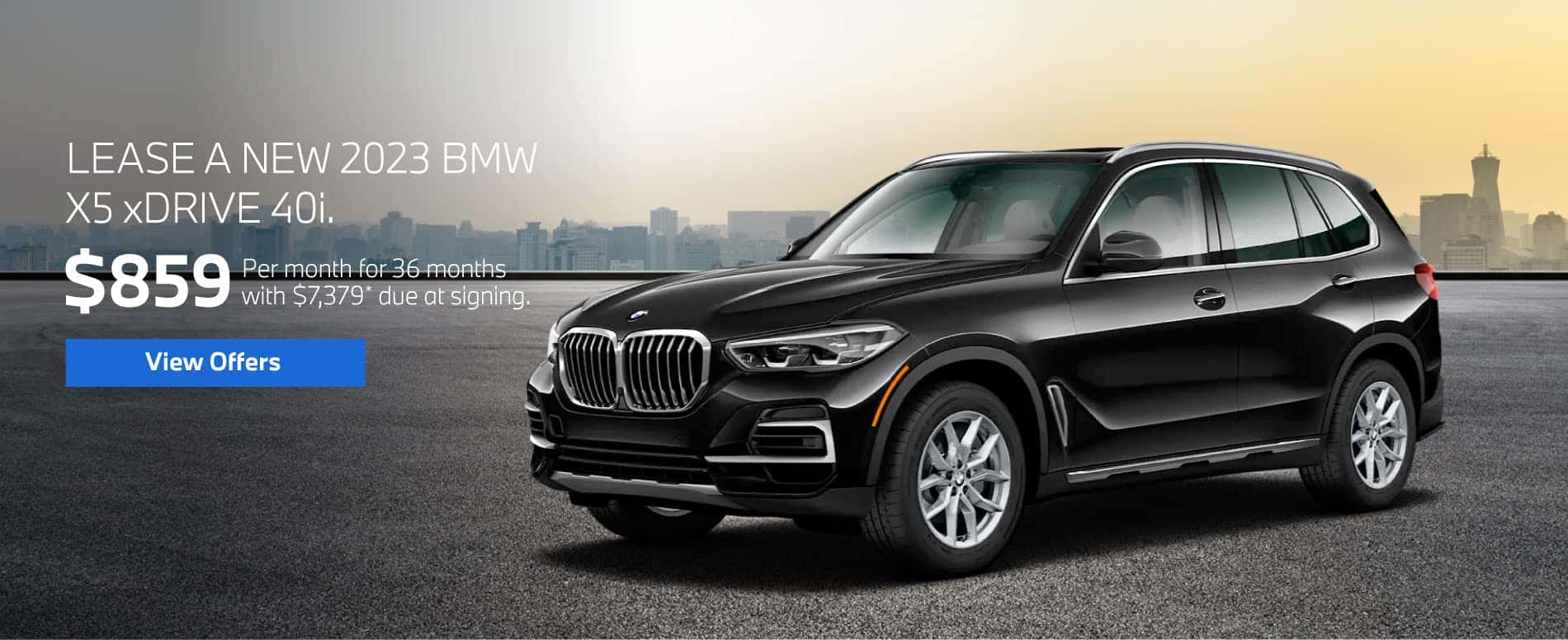 Lease a new 2023 BMW X5 xDrive 40i for $859 per month for 36 months | view offers