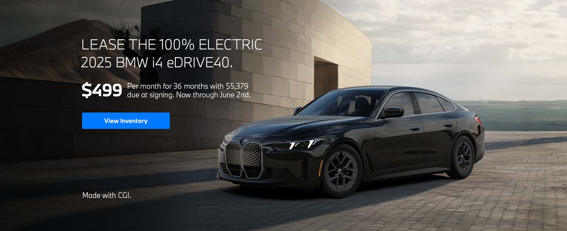 2025 i4 lease starting at $499 per month for 36 months