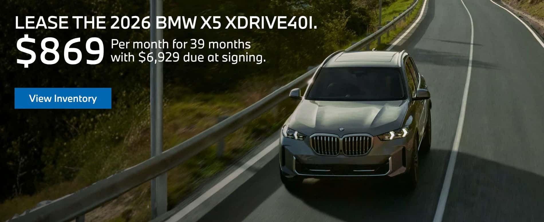 X5 lease offer