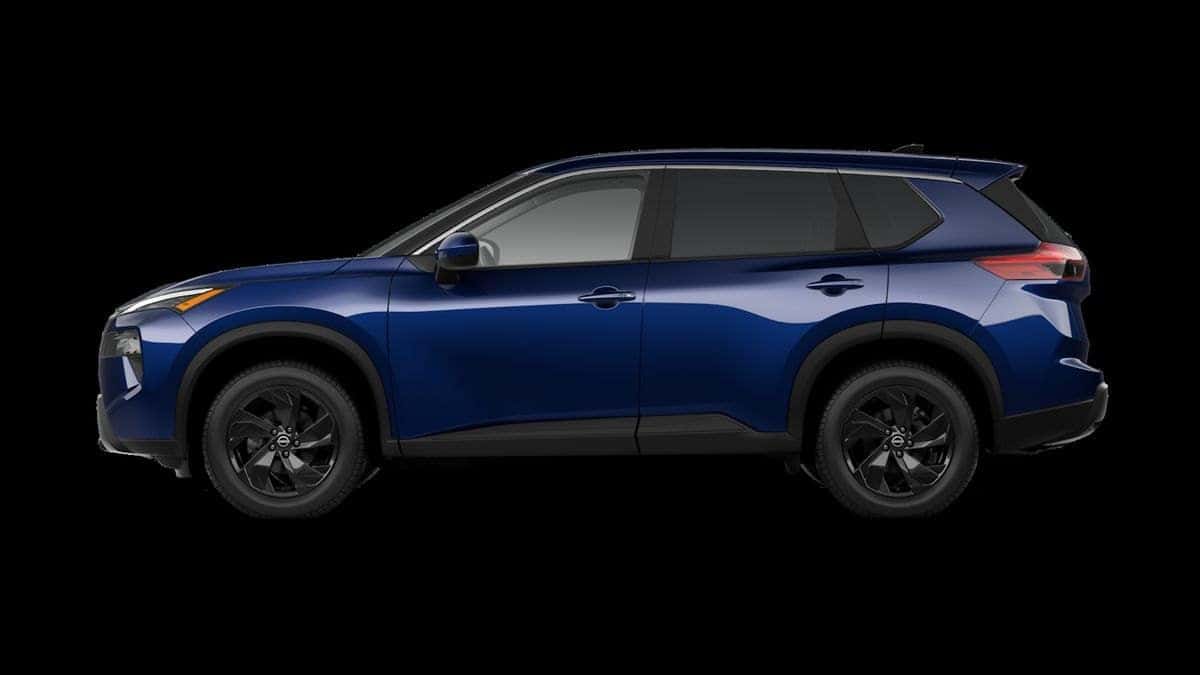 2026 Nissan Rogue exterior side profile, shared S and SV body styling